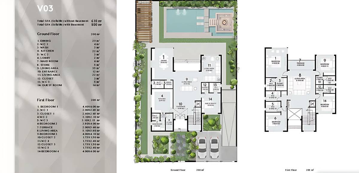 Standalone villa for sale in Al Burouj Compound, Al Bayt Phase