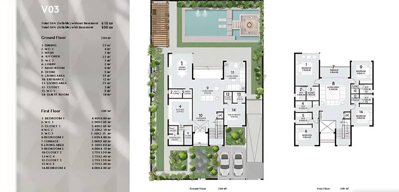 Standalone villa for sale in Al Burouj Compound, Al Bayt Phase